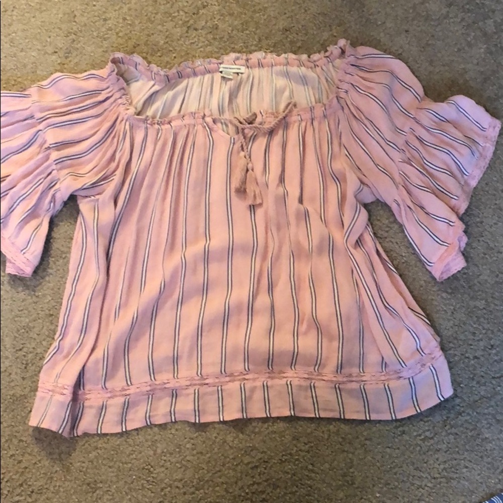 off the shoulder top from American Eagle